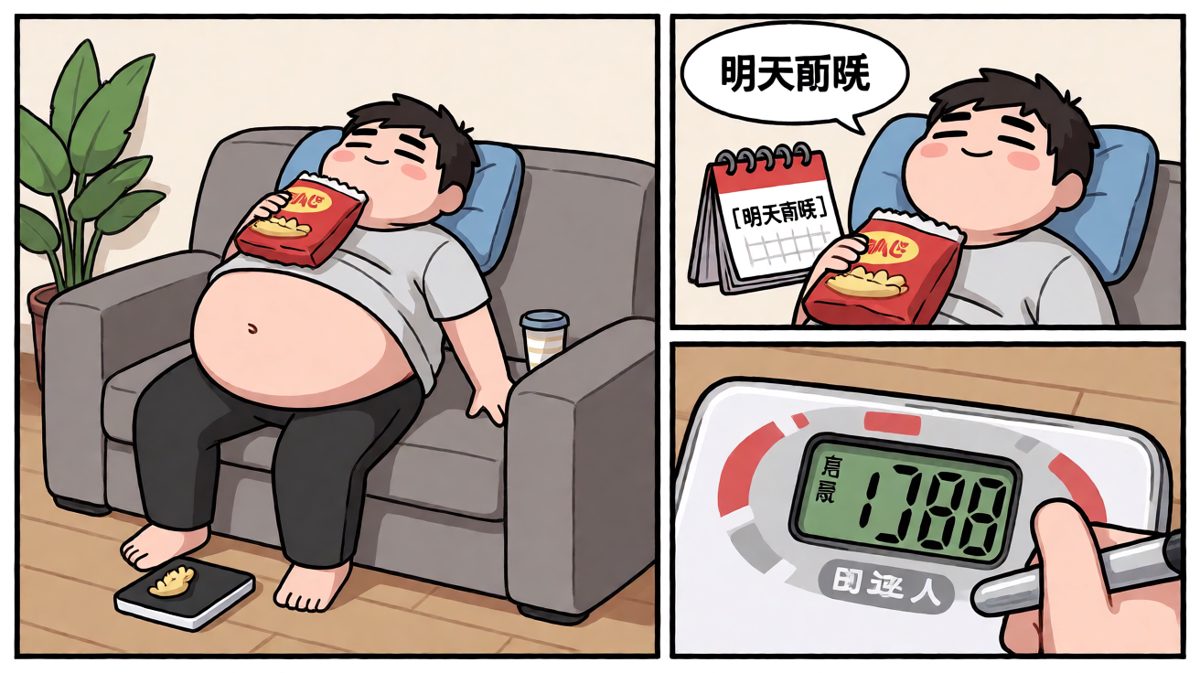 第四天：明天再减吧（每年都在说）