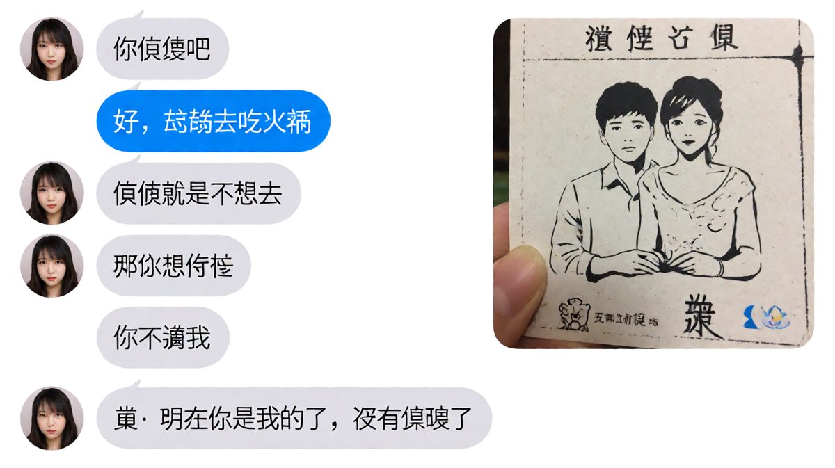 从'随便'到'结婚证'，一个男生被逼到绝路后的终极反击