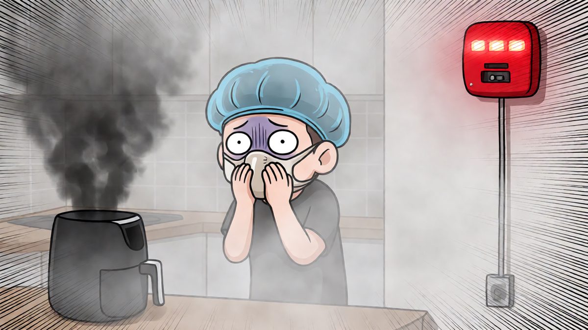 格三：厨房瞬间变火灾现场