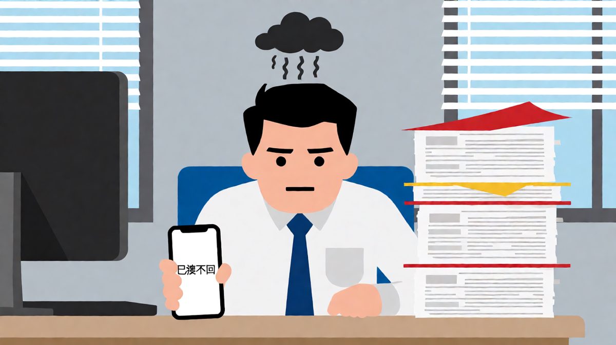 老板发消息：在吗？我的灵魂已经出窍了