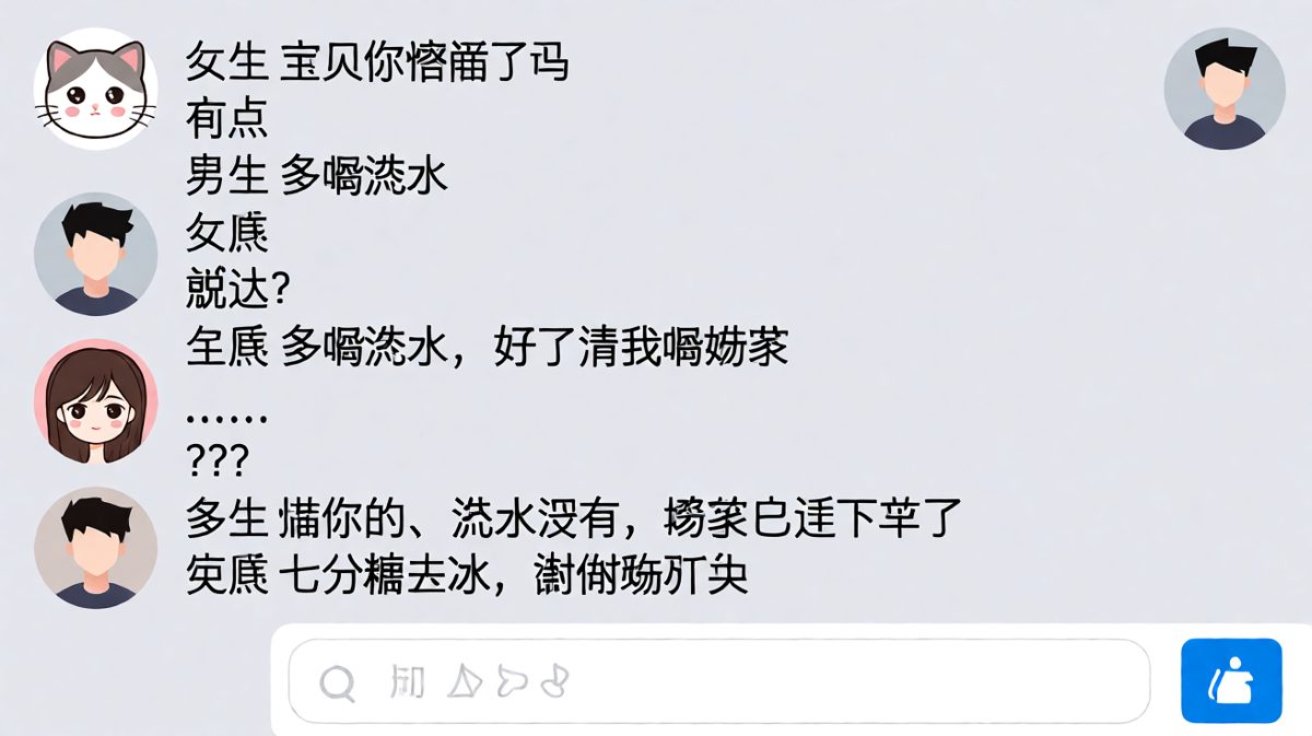 "多喝热水