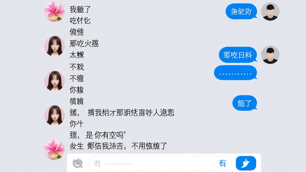 "饿了但更想陪你聊天