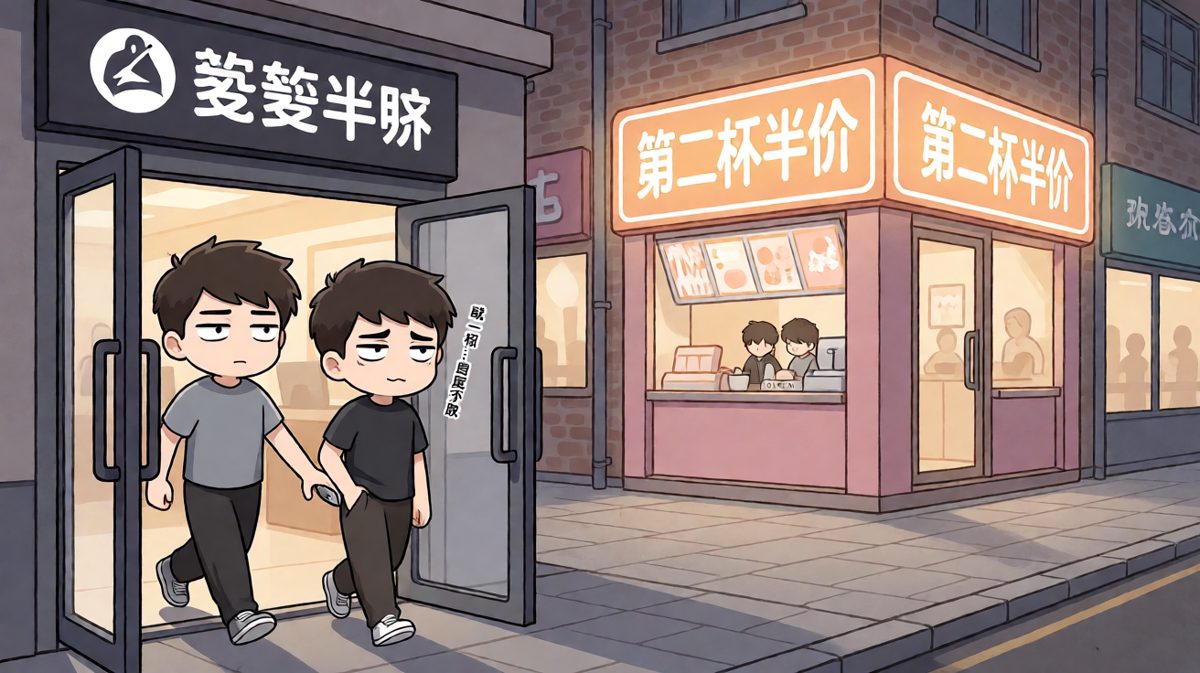 路过奶茶店，flag开始松动。