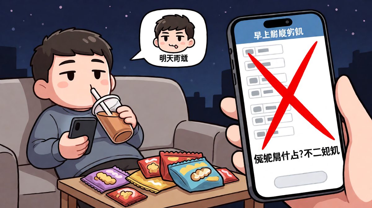 彻底摆烂，减肥？不存在的。