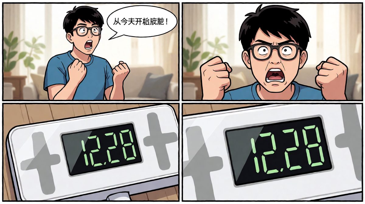 立下flag：从今天开始减肥！