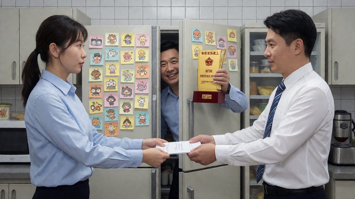 离职谈判变成表彰现场