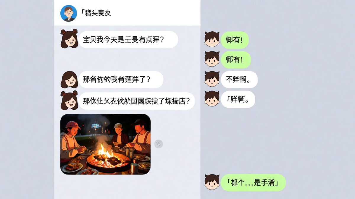 男友手滑点赞烧烤店，暴露深夜馋嘴真相