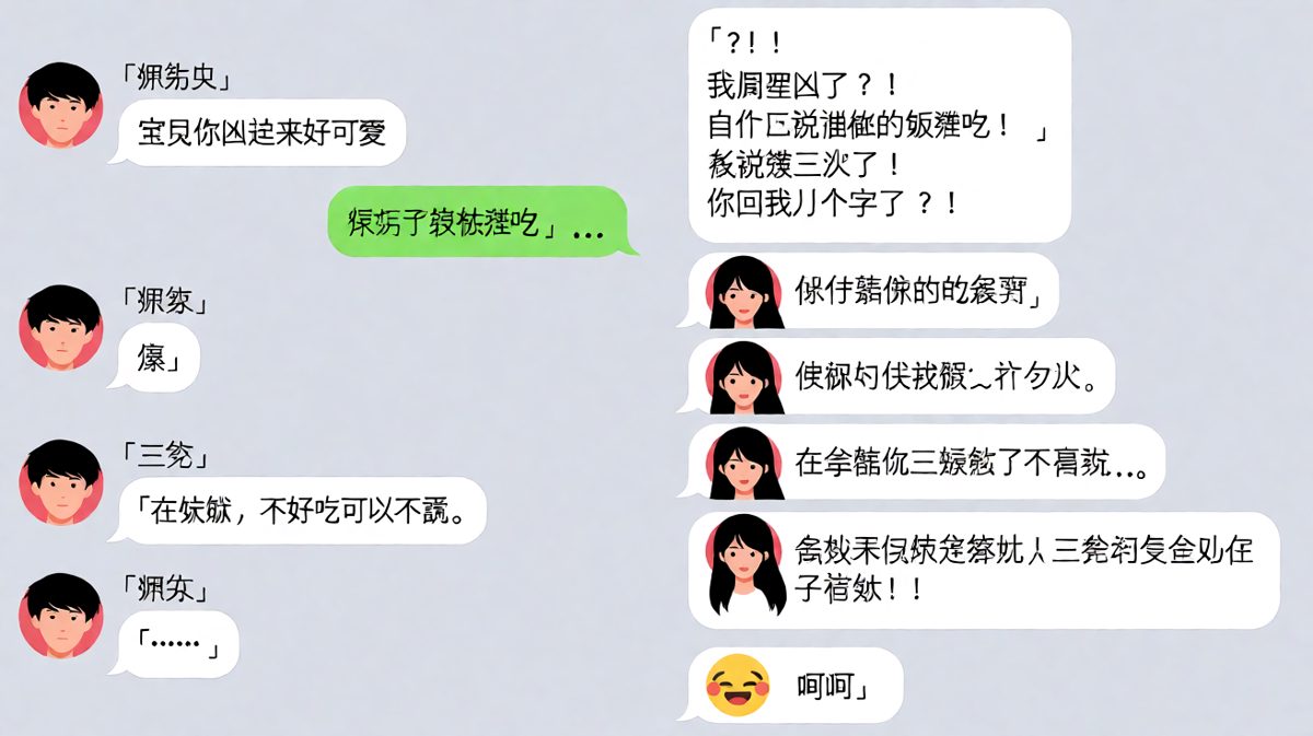 一句「不好吃可以不说」引爆连番追问