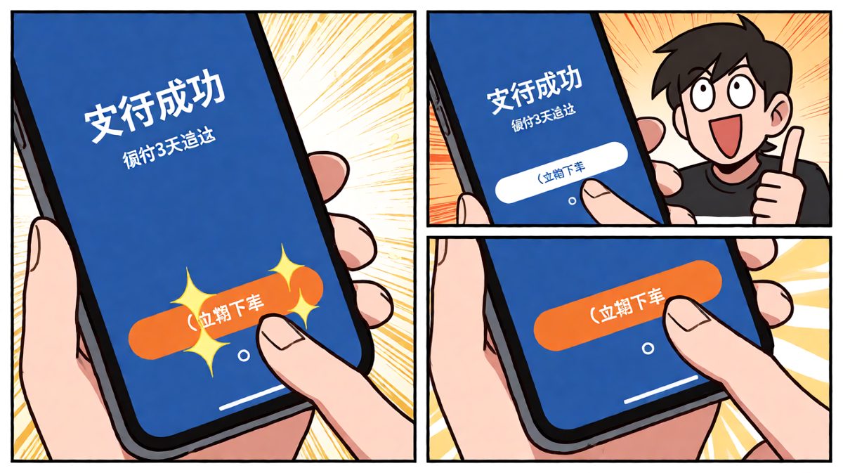 毫不犹豫，立刻下单