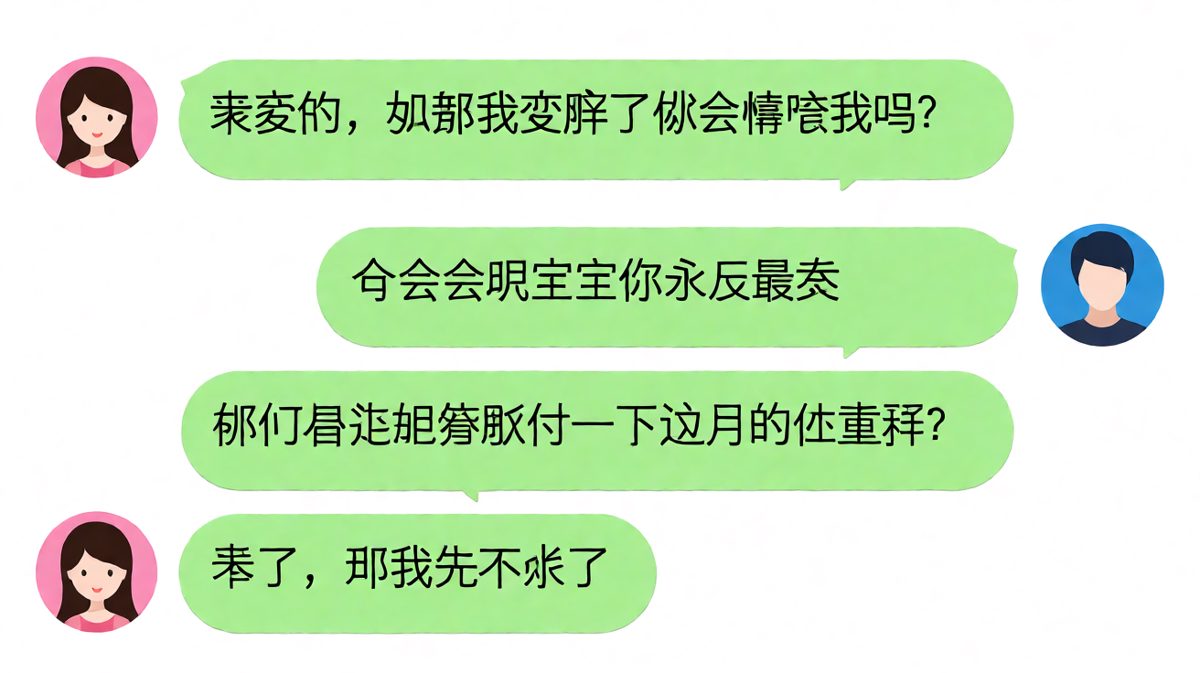 女生的灵魂拷问，男生的标准回答，最后反转成减肥flag