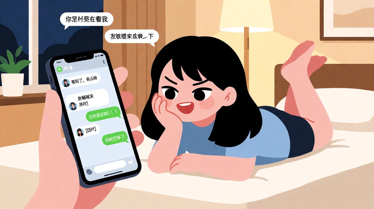 男生得意求照，女生发来他打瞌睡流口水的丑照——帅就完事了