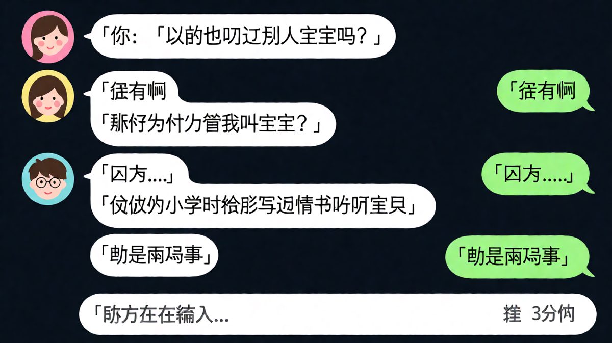 「宝宝」这个称呼背后，藏着一封小学情书和三年的聊天记录
