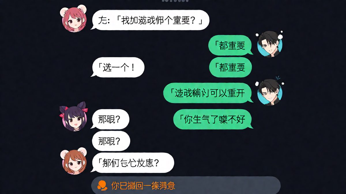 「游戏输了可以重开，你生气了我哄不好」——渣男语录的终极反转