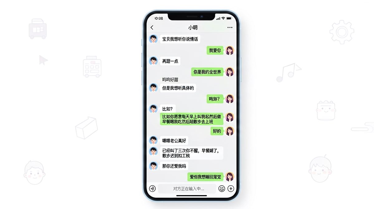 小明用现实把情话瞬间打回原形