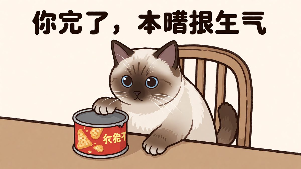 猫咪的无声控诉最能杀伤力