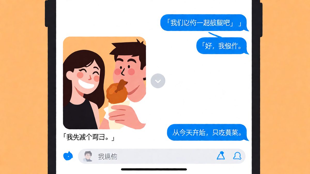 说好的减肥，结果他先去减了胃口。