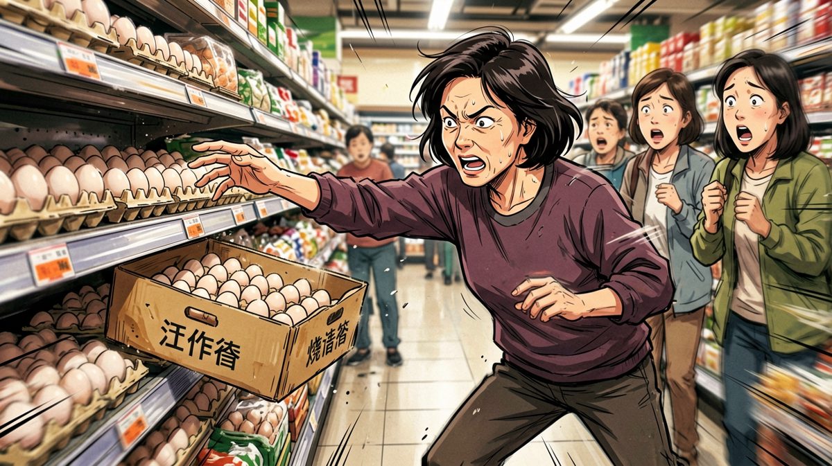 千军万马过独木桥，大妈出手必胜