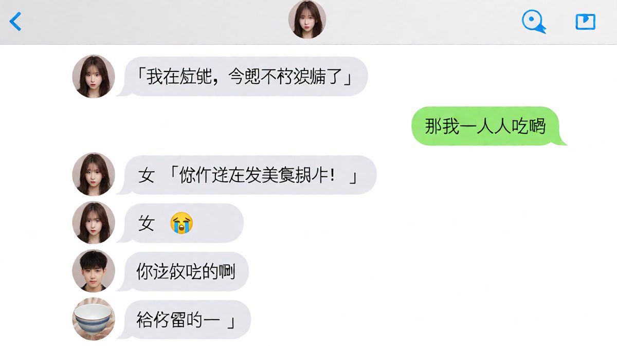 减肥承诺 vs 男生厚脸皮吃播的搞笑对决