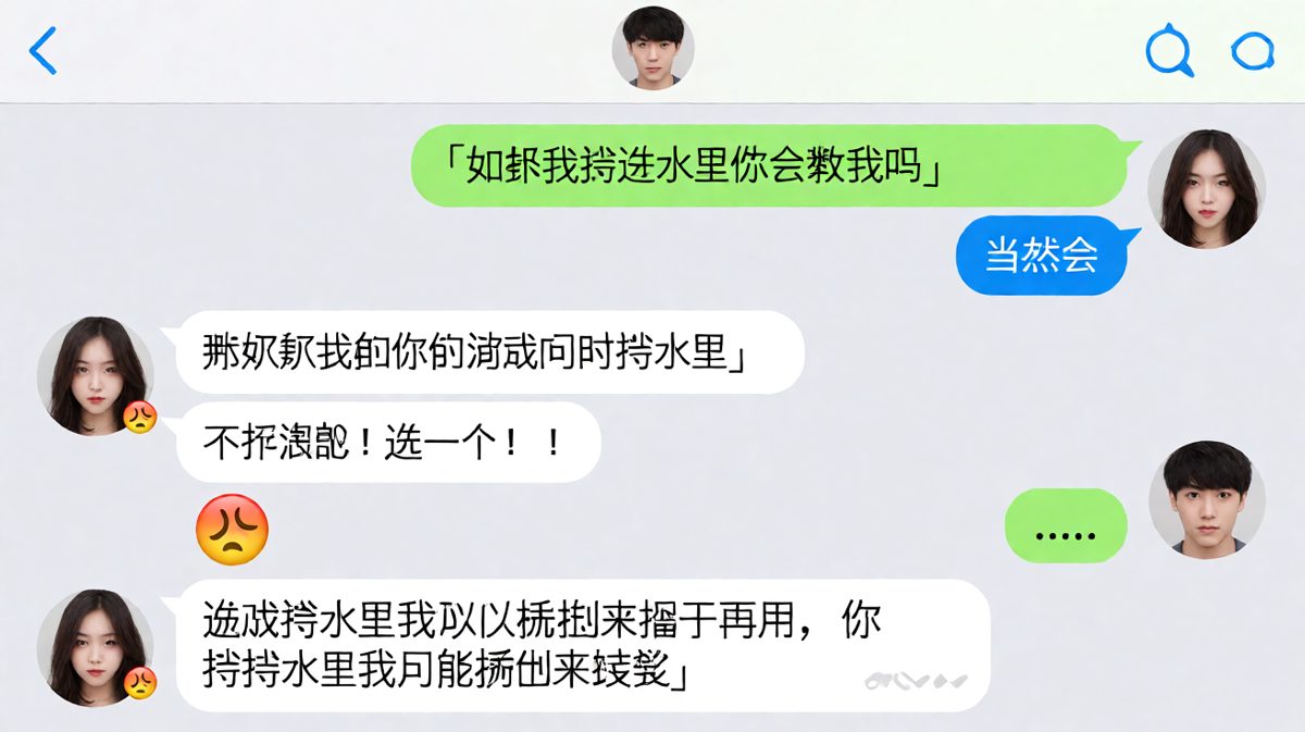 逻辑满分但情商负分的送命回答名场面