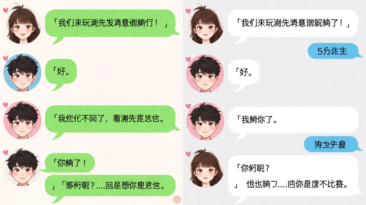 比耐心比赛，输在想念上