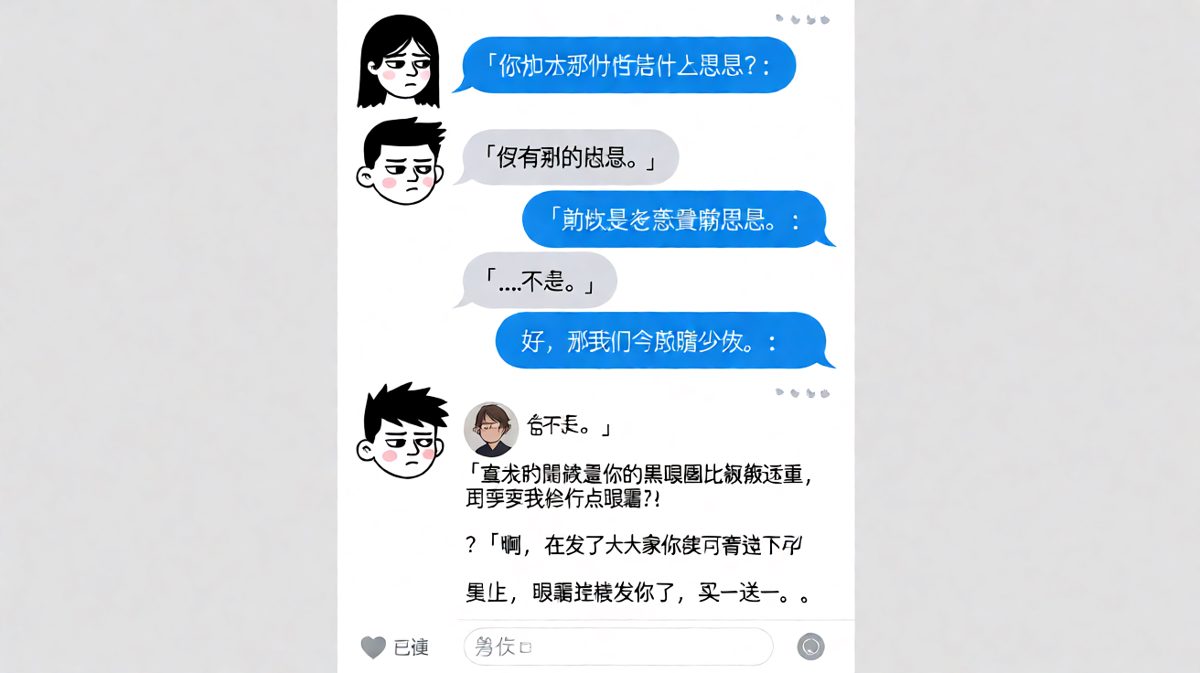 吵架中途岔开到眼霜广告
