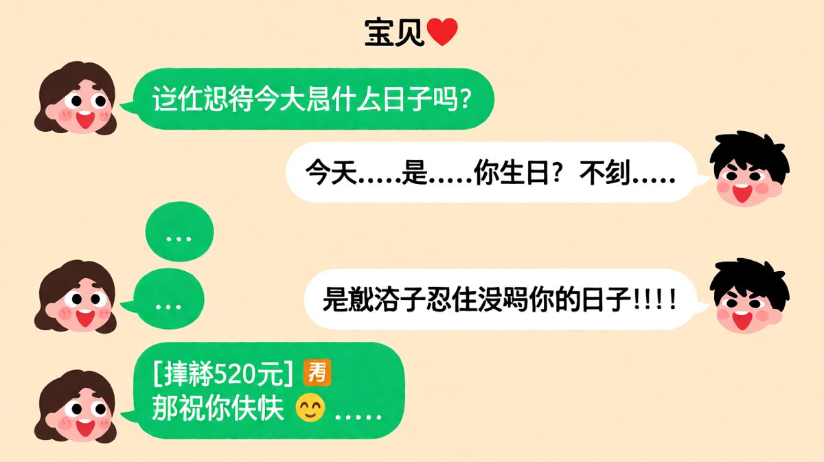 纪念日翻车现场，转账比道歉更真诚