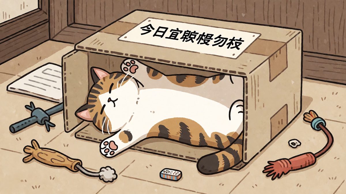 本喵的档期已经排满了：睡觉睡觉还是睡觉