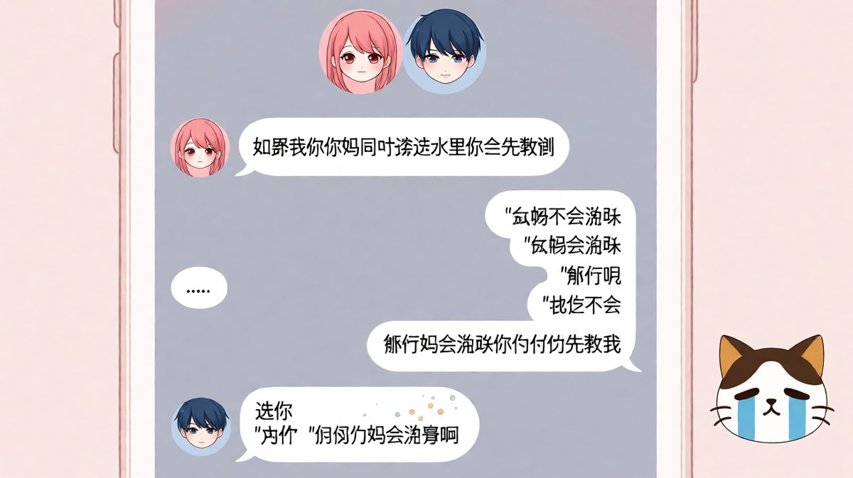 「我妈会游泳为什么先救你」——直男版求生欲满分翻车现场