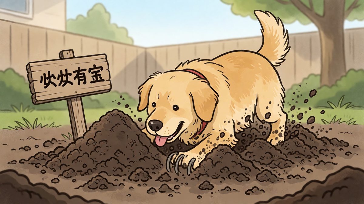 狗子：这届泥土不行，得换块风水宝地。