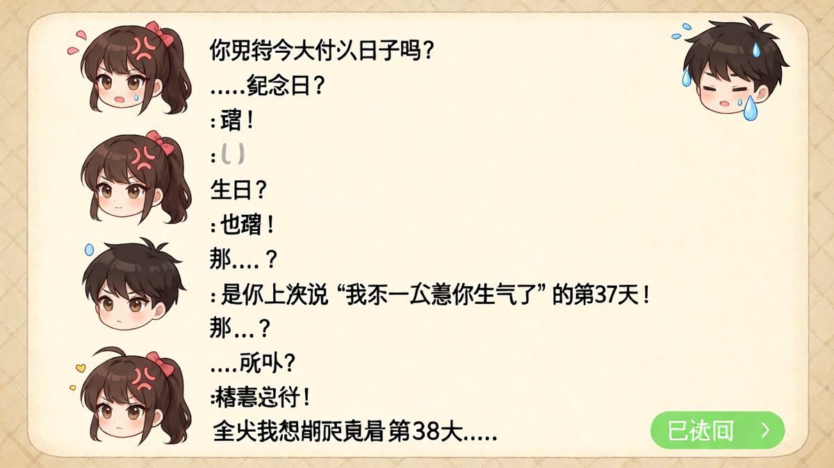 纪念日求生记，差一天就满级翻车现场。