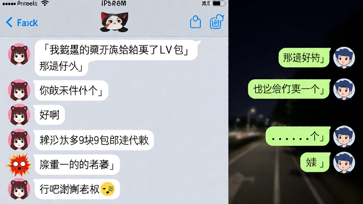 闺蜜收到LV的刺激，老公的拼多多神回复