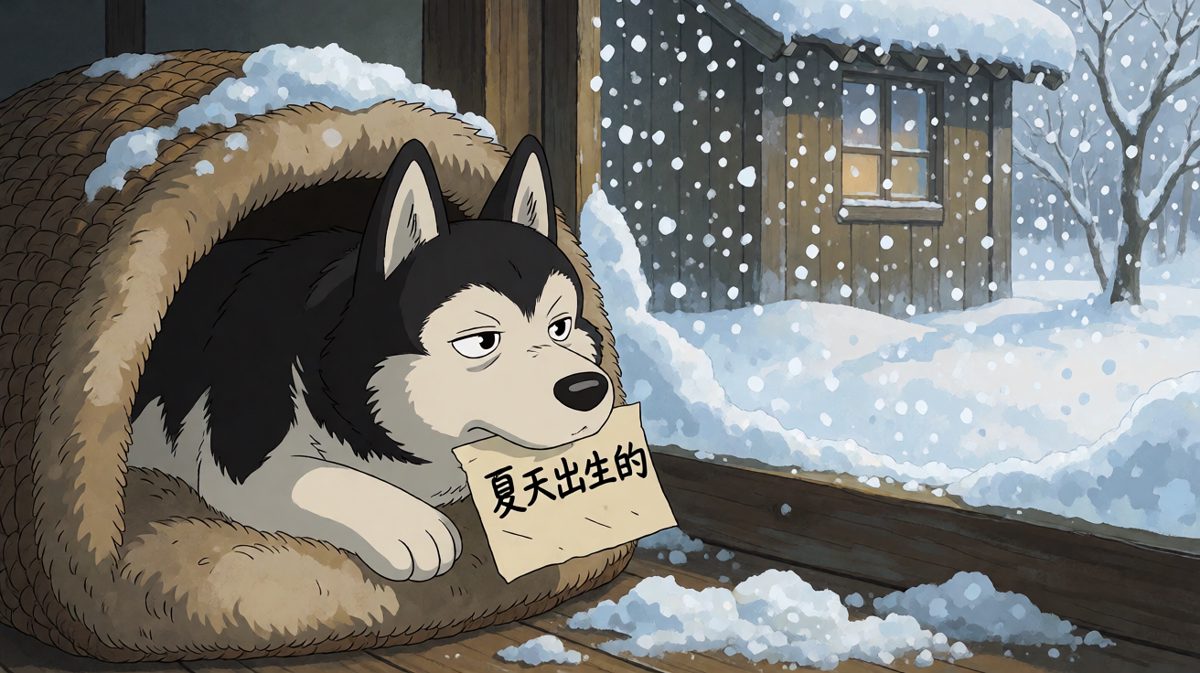 哈士奇：下雪了我不应该怕，但为什么这么冷啊！