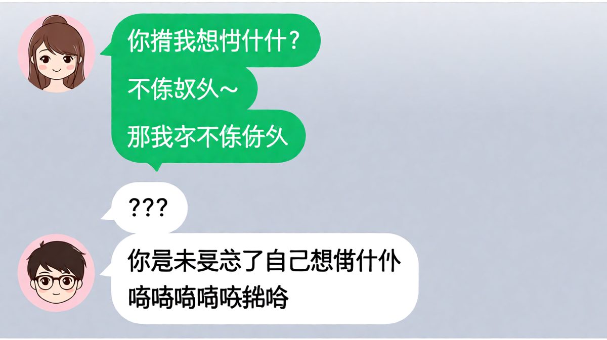 套路反被套路：女方发起'你猜我想说什么'的连环梗，最后自己忘了要说什么