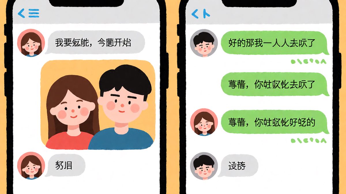 女生理智立flag，男生一秒拆台的反差萌。