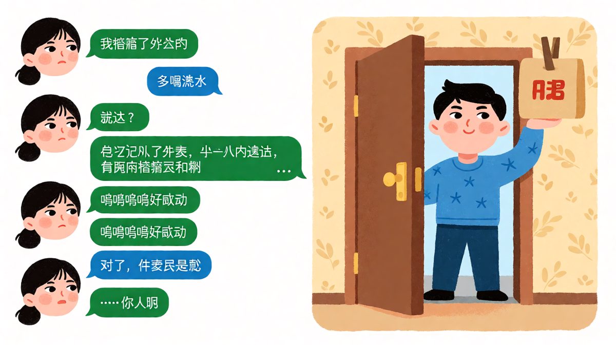 直男的浪漫，总是绕一个大圈才到家。