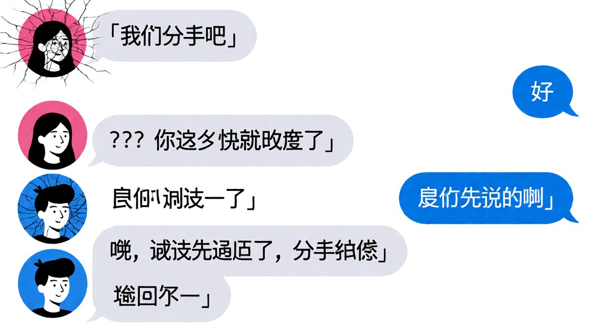 分手测试翻车现场