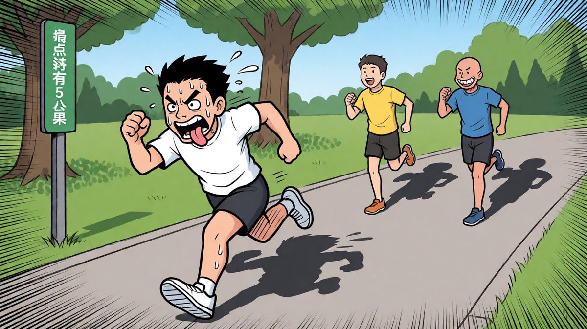 跑了五分钟，我后悔了……
