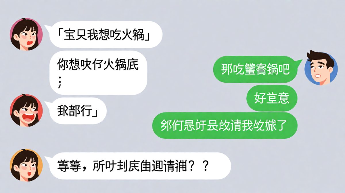 从火锅讨论到谁请客，全程套路满满让人猝不及防