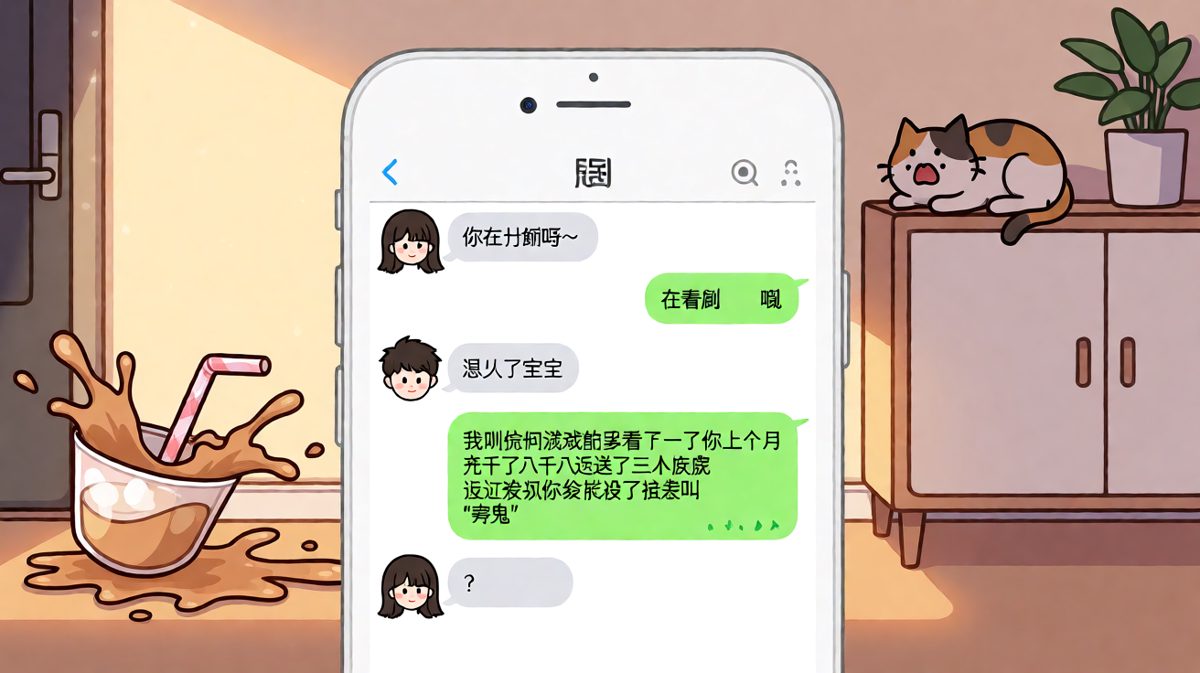 查岗的反转：以为在撒娇，结果是审计。