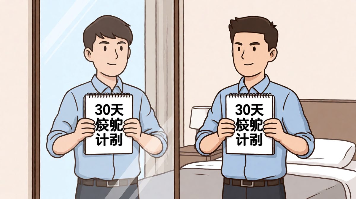 第一天，信誓旦旦立下减肥flag