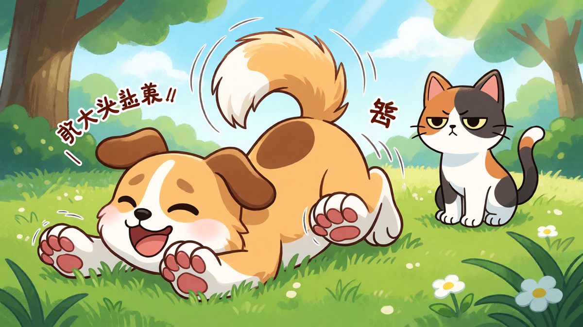 狗：我的尾巴叛变了！它居然敢咬我！！