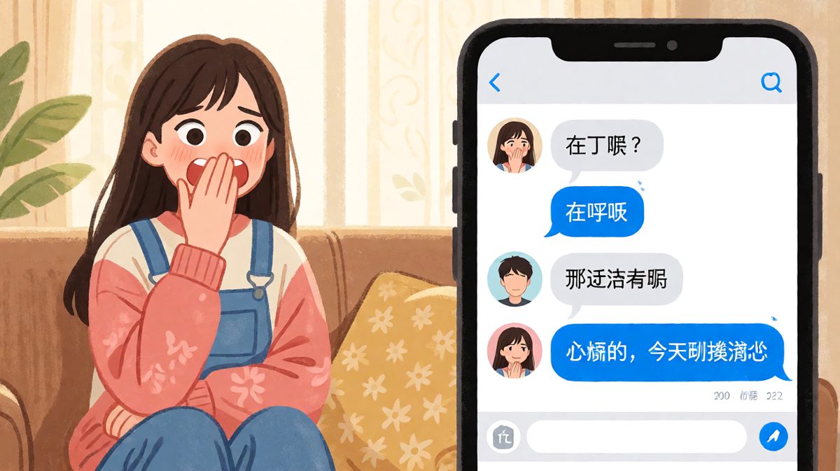 男生把'在呼吸'说成'换滤芯'，直男式求生欲崩盘现场