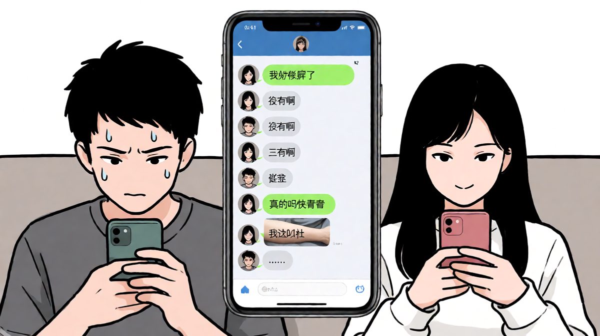 女生问胖没胖，男生用自己的壮来证明自己没胖，逻辑闭环了
