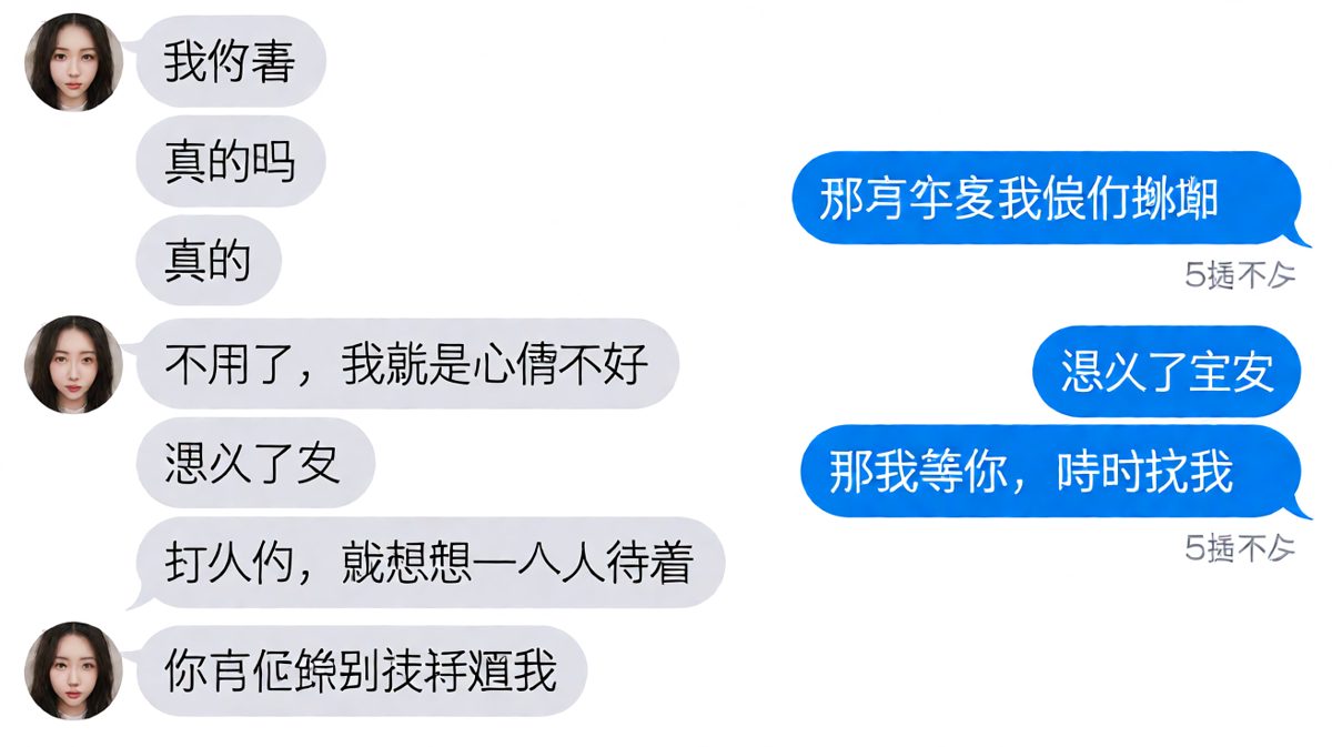 '我没事'的三个境界：想哄、别烦、赶紧消失。