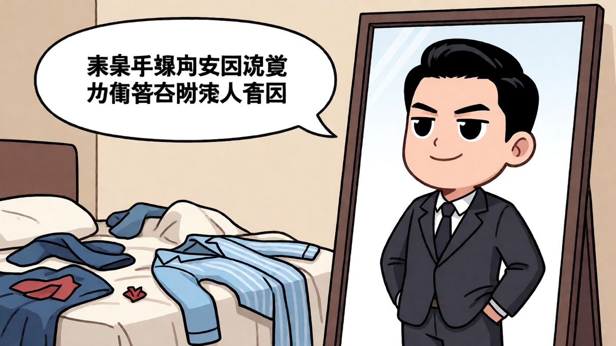 格一：盛装出门前的自信时刻
