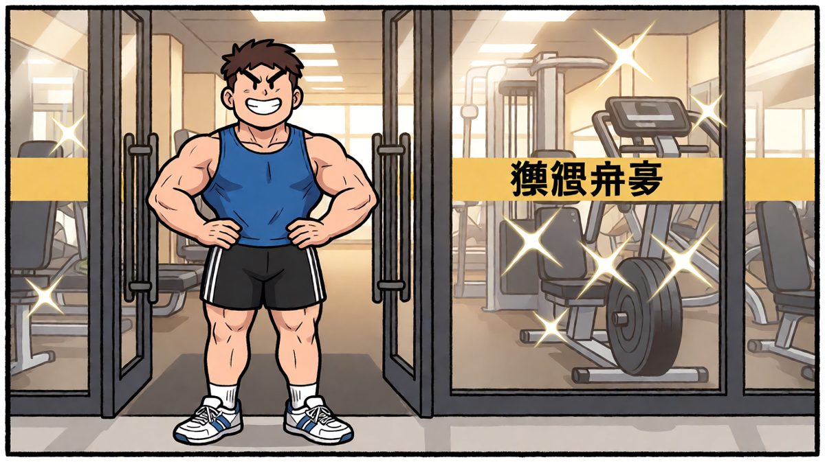 第一次走进健身房，内心独白：今天就是改变人生的起点！