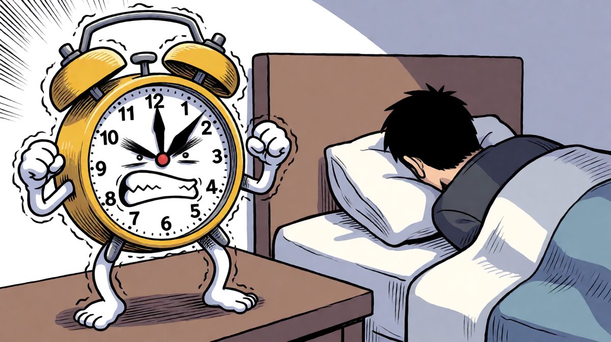 闹钟：我必须把你吵醒！