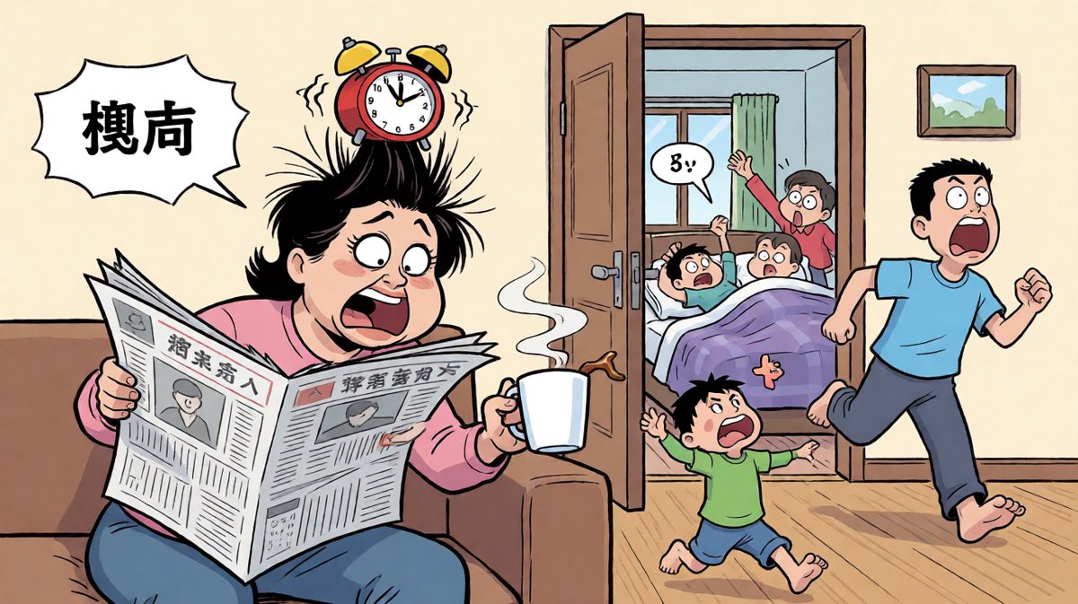 妈妈：这闹钟成精啦——！！！
