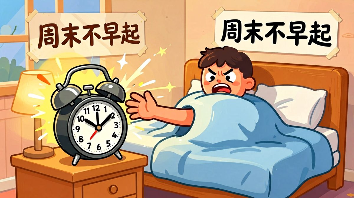 闹钟响起，被子封印发动