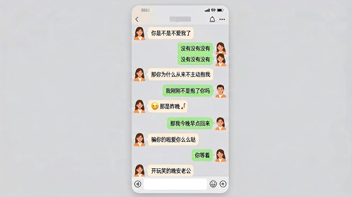 测试男友的反问句结果自己先心虚了